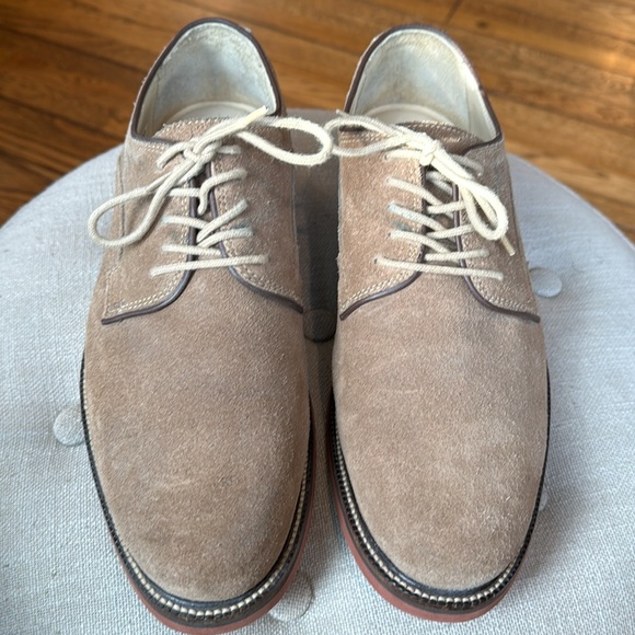 1901 Nordstrom Round Roe Oxford Suede Lace Up Dress Shoes Men's 8M - Picture 2 of 11
